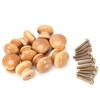 10 piezas de perillas de naturales para manijas de cajones