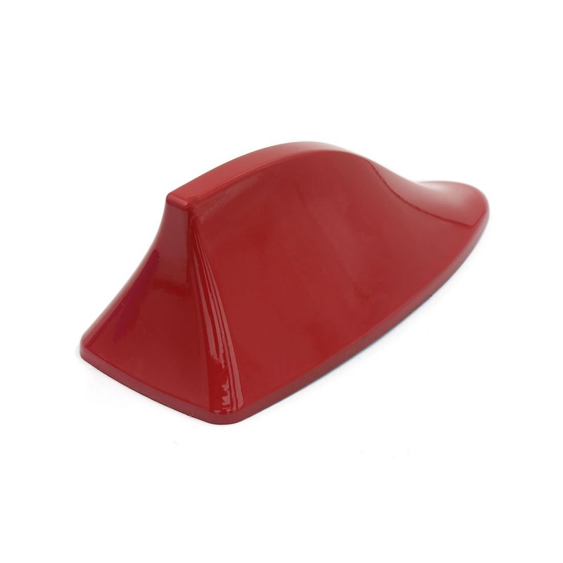 uxcell Red Stick-on Shark Fin Shaped AM/FM Signal Antenna Aerial
