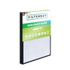 Filterbuy 20x25x2 Mini Pleat Air Filter MERV 15 HVAC Replacement