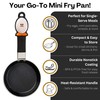 Joie Mini Egg Frying Pan, Small Nonstick Skillet, Heat-Resistant Handle,