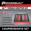 Powerbuilt 3/8" Drive 10 Piece Metric Box End Torque Adapter