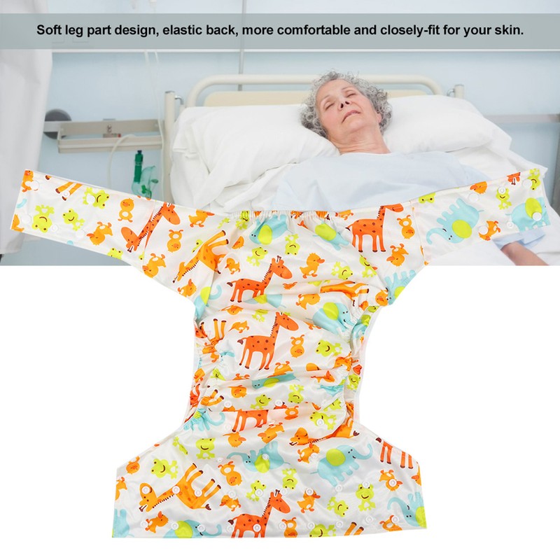 Washable Reusable Adjustable Breathable Anti Leakage Adult Diapers for Elderly