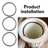 Kujunpao 3.5" O.D Water Filter O-Ring Replaces Reverse Osmosis Water