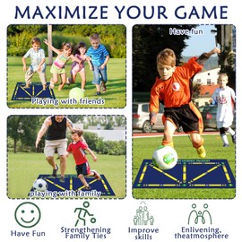 Football Training Mat Soccer Train Mat Non Slip Football Mat Practice Soccer Training Mat Football Mastery Mat Football Training Equipment for Kids Adults 23x35 Inch Football Mat Training Skills