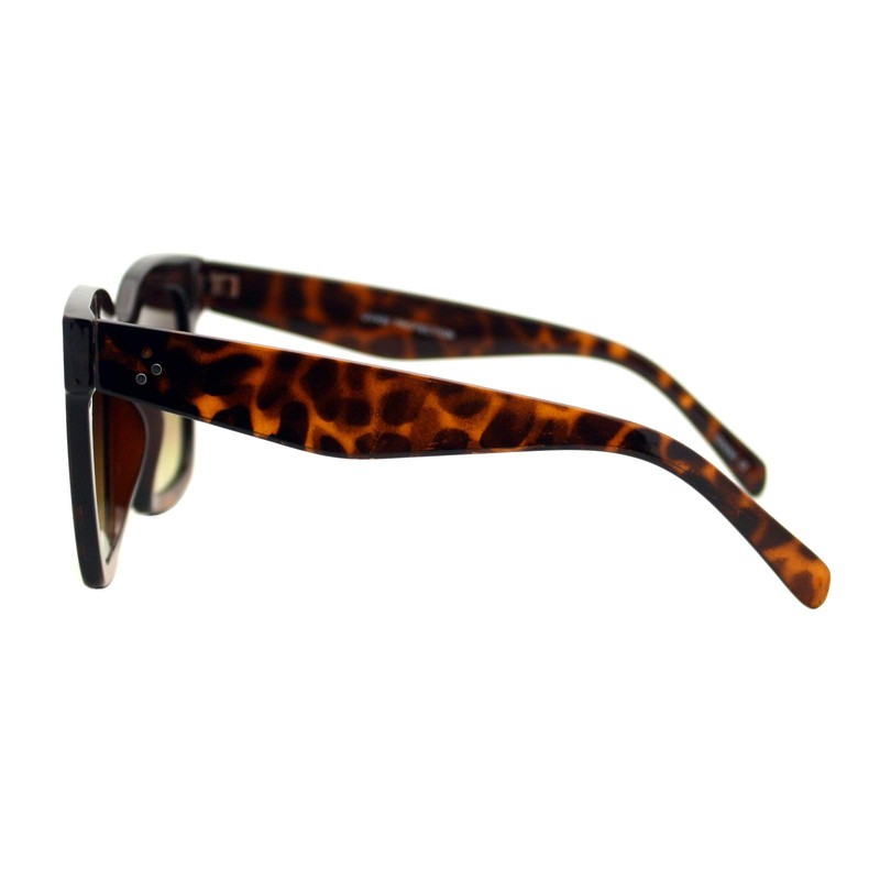 Womens Oversized Fashion Sunglasses Big Flat Square Frame UV 400