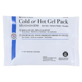 Henry Schein Reusable Hot and Cold Gel Packs, Case of 100, 4" x 6" (100 Pack (Case))