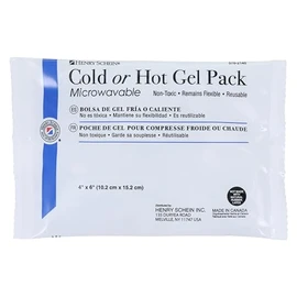 Henry Schein Reusable Hot and Cold Gel Packs, Case of 100, 4" x 6" (100 Pack (Case))