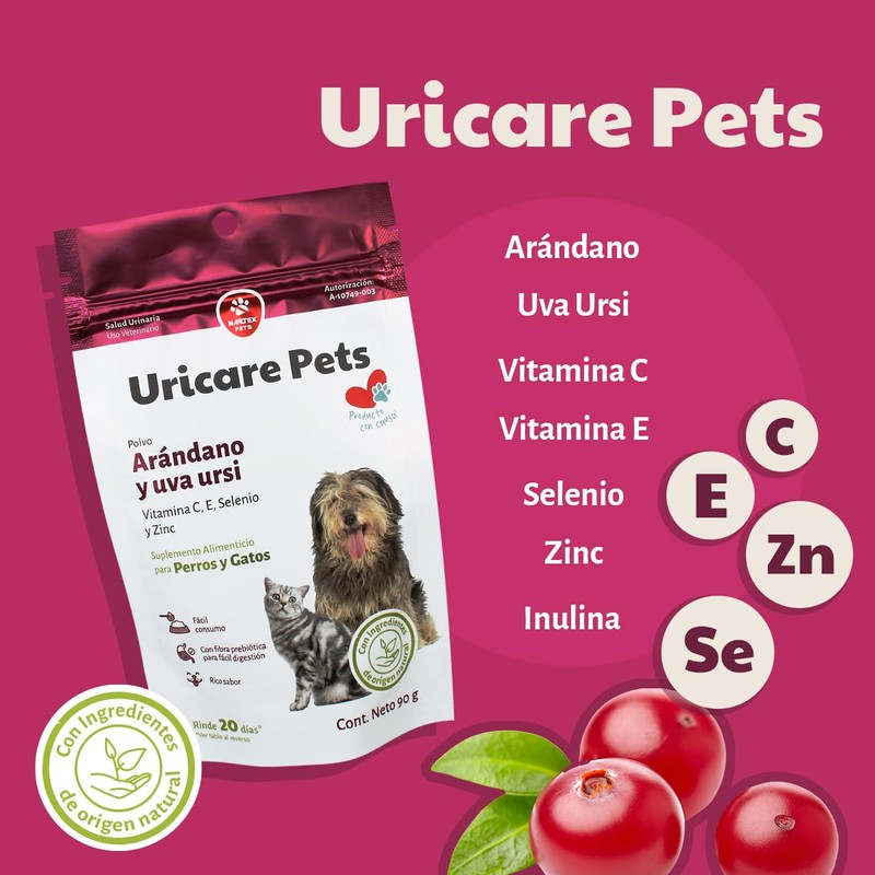 NTX BY NARTEX Suplemento Problemas Urinarios En Perros/Gatos 90g (Individual)