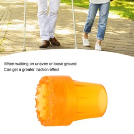 Cane Tip, Rubber Tips for Canes, Crutches Accessories, Wearproof Walking Cane Tip Strong Grip 19mm for Handicapped for Gravel——Canes, Crutches & Accessories