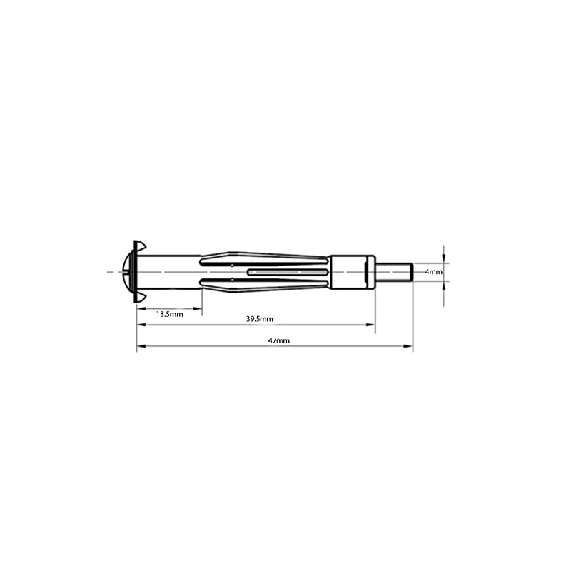 M4 x 38mm Drywall Anchors Plasterboard Cavity Wall Fixings Hollow