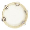 Tosnail 8" Hand Held Tambourine Drum Bell Birch Single Row