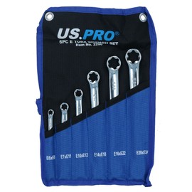 6pc Torx E Spanner Wrench Star Double Ended Box E6 – E24 12 Sizes Set