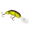Rebel Lures D7667 Deep Wee - Chartreuse Brown Back, 2