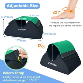 NEAUDE Foot Elevation Pillow Heel Protector for Sores Ankle Protector Cushion Anti-Bedsore Wedge Pillow Relief Pressure from Sores and Ulcers