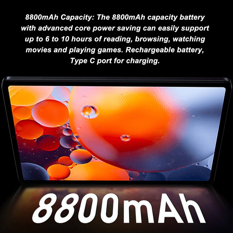 10 Inch Tablet 6G RAM 128G ROM 1920x1200 IPS Display