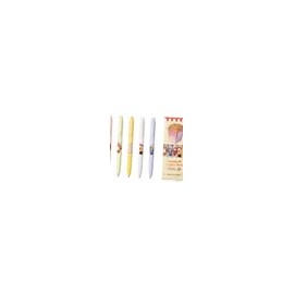 Stationery and Office Supply Pen Set Count 5 Count for school, and desk organization, writing planning or paper accessory, and, Option 1