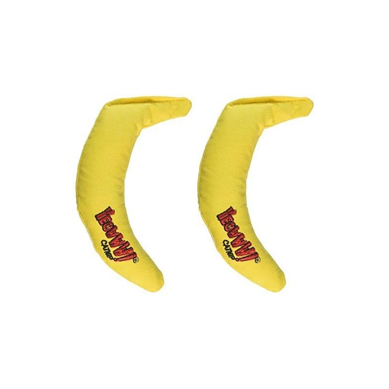 Yeowww! Yellow Banana Catnip Toy (2 Pack)