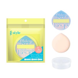 [Storage Case Included!] Sharp Style Marshmallow Puff Makeup Puff Large New Air-feeling Structure Covers Ultra Soft × Ultra Fine Mesh, Time-saving Makeup, Wet and Dry Case