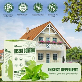 SAUPUSE KEUWRMA Insect Control,Insect Repellent,Spider Repellent for House Indoor,Insect Repellent indooor,Bug Repellent,Repel Mosquito, Rodents, Roach, Ant, Bugs,Spider, Moths&Other Pest (12, Green)