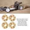 4PCS RC Wheel Hex Hub Adapter 1.9 2.2in Rustproof Widen