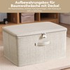 ACESOME Lockable Box, Box Lockable, Storage Box Fabric, Cotton and