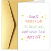 Funny Congratulations on Promotion Card, New Job Card, Graduation Card,