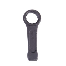 HCXUANWJTL 55mm Box End Striking Ring Wrench, High Tensile Steel Single Head Spanner Hand Tool