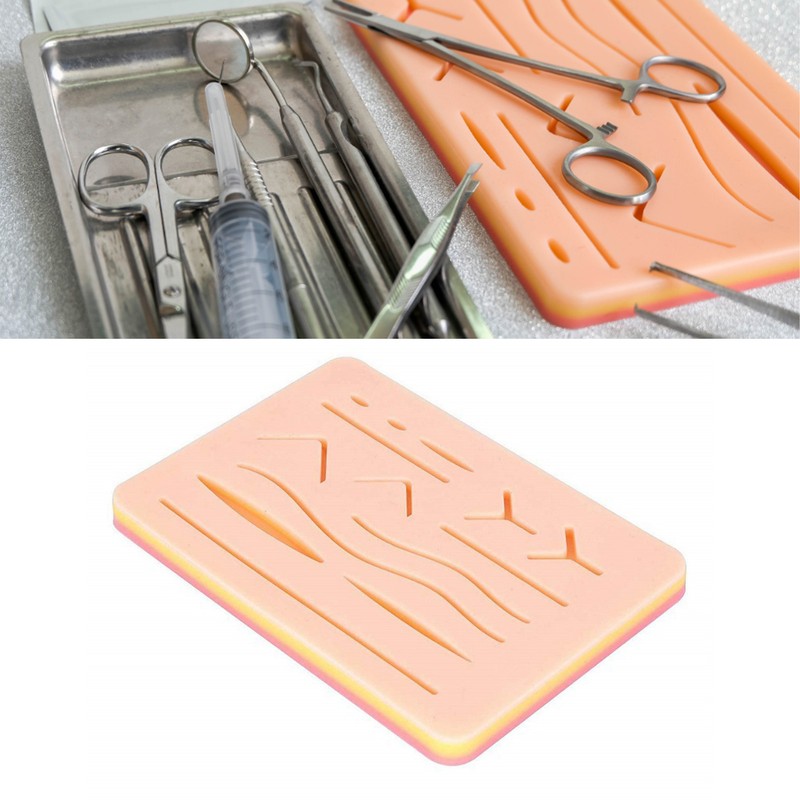 Suture Practice Pad 3 Layers Food Grade Silicone Odorless High