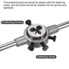 QUARKZMAN Die Stock Handle Wrench Set, 5-40 UNC Round Cutting