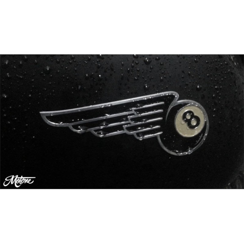 Motone SNG140 Emblem 8 Balls, Aluminum, General Purpose