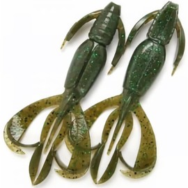 Keitech Crazy Flapper Fishing Bait, 2.4 inches, #521 Yodogawa Craw