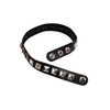 Bristol Novelty BA185 Studded Choker | Black Punk, Unisex-Adult, Silver,
