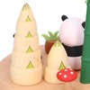Panda Shaped Music Box Desktop Wooden HandiCraft Ornament for Valentine's