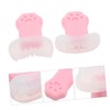 WOONEKY 1pair Reusable Lower Lash Stamp Cat Paw Shape Diy