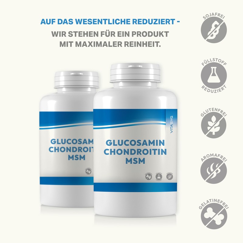 Vitasyg Glucosamine Chondroitin MSM + Vitamin C - 320 Tablets