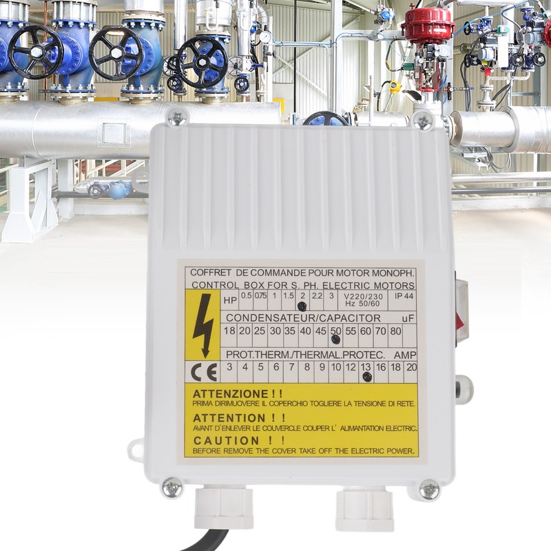 Pump Control Box Bulit in Thermal Protection Circuit Breaker Controller