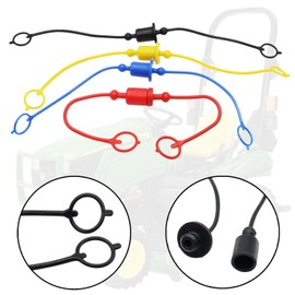 8 Pcs 1/4" Hydraulic Caps & Plugs Compatible with 1/4" John Deere 54D 60D 1023E 1025R 1026R 2025R 220R H120 H160 H165 X950R