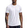 Gym Shirt Men Dry Fit Lightweight(White,M)