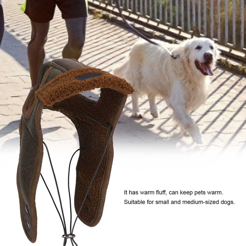 Pet Small and Mediumsized Dog Autumn and Winter Pilot Hat