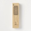Muji 82575163 Beech Wood Hair Brush, Total Length 7.9 inches