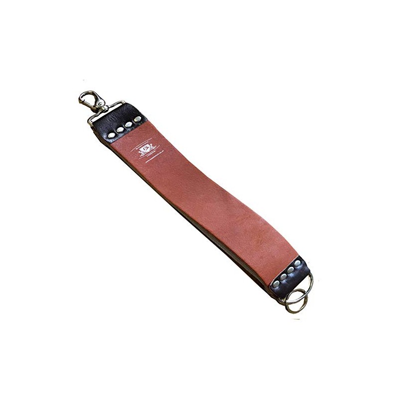 Genuine Leather Sharpening Strop Strap, Brown