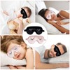 Pack of 2 Silk Sleeping Mask, Adult Eye Mask, Sleeping