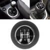 5 Speed Gear Shift Knob Genuine Leather Shifter Stick with