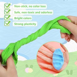 Ultralight Modelling Clay, 60 Colours Magic Air Drying Modelling Clay for Children, Self-Hardening Polymer Clay with 3 Tools, Gift for Boys and Girls Age 3-12