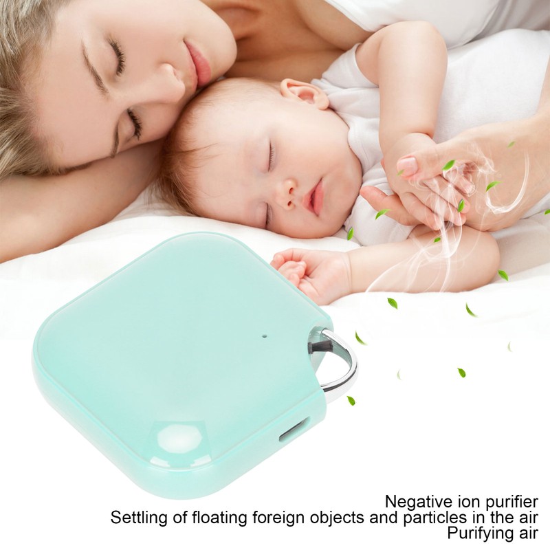 Necklace Air Purifier USB Rechargeable Mini Portable Negative Ion Personal