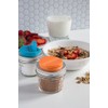 Rubbermaid Commercial Products, Boquilla regular, Orange and Blue Spice Lids,