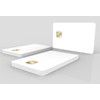 Fudan FM4428 (SLE4428) Contact Chip PVC Smart Card, ISO7816, Blank White, Gloss Finish (Pack of 100)