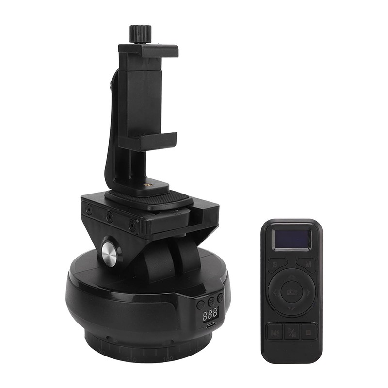 2.4G Motorized Panoramic Tripod Head Remote Control Pan Tilt Motorized