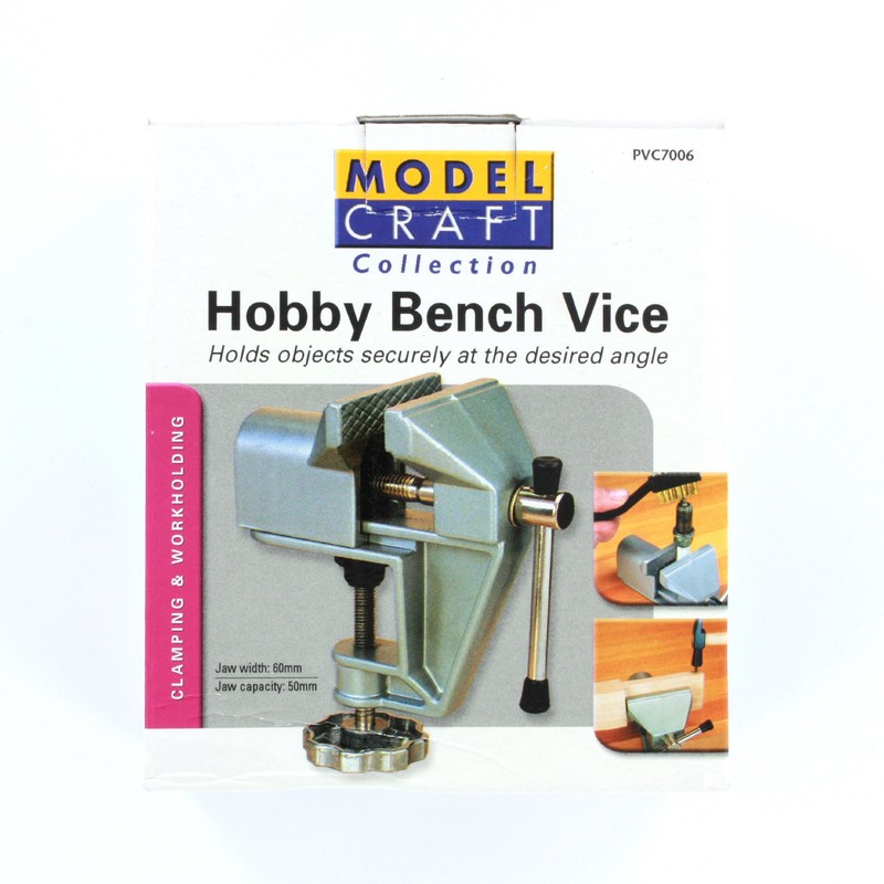 Modelcraft PVC7006 Hobby Bench Vice, Silver