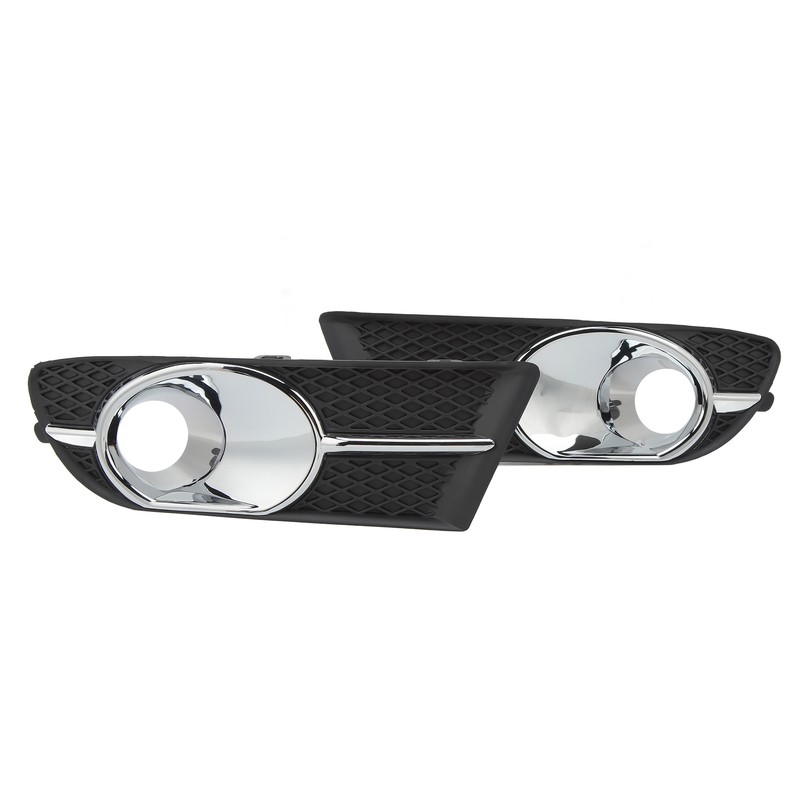 Pair of Fog Light Bezel Impact Resistant Strong Protection 25887505